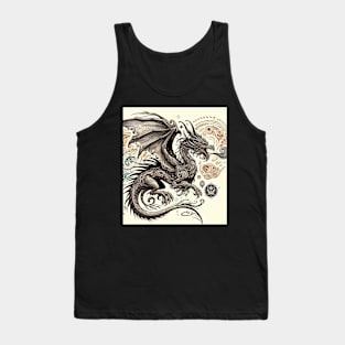 Oriental dragon Tank Top